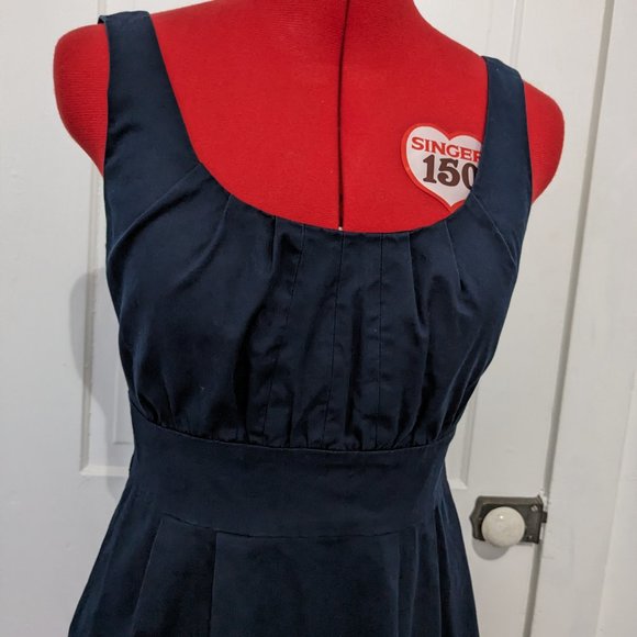 J. Crew Navy Suiting Dress Size 2 - Picture 2 of 6